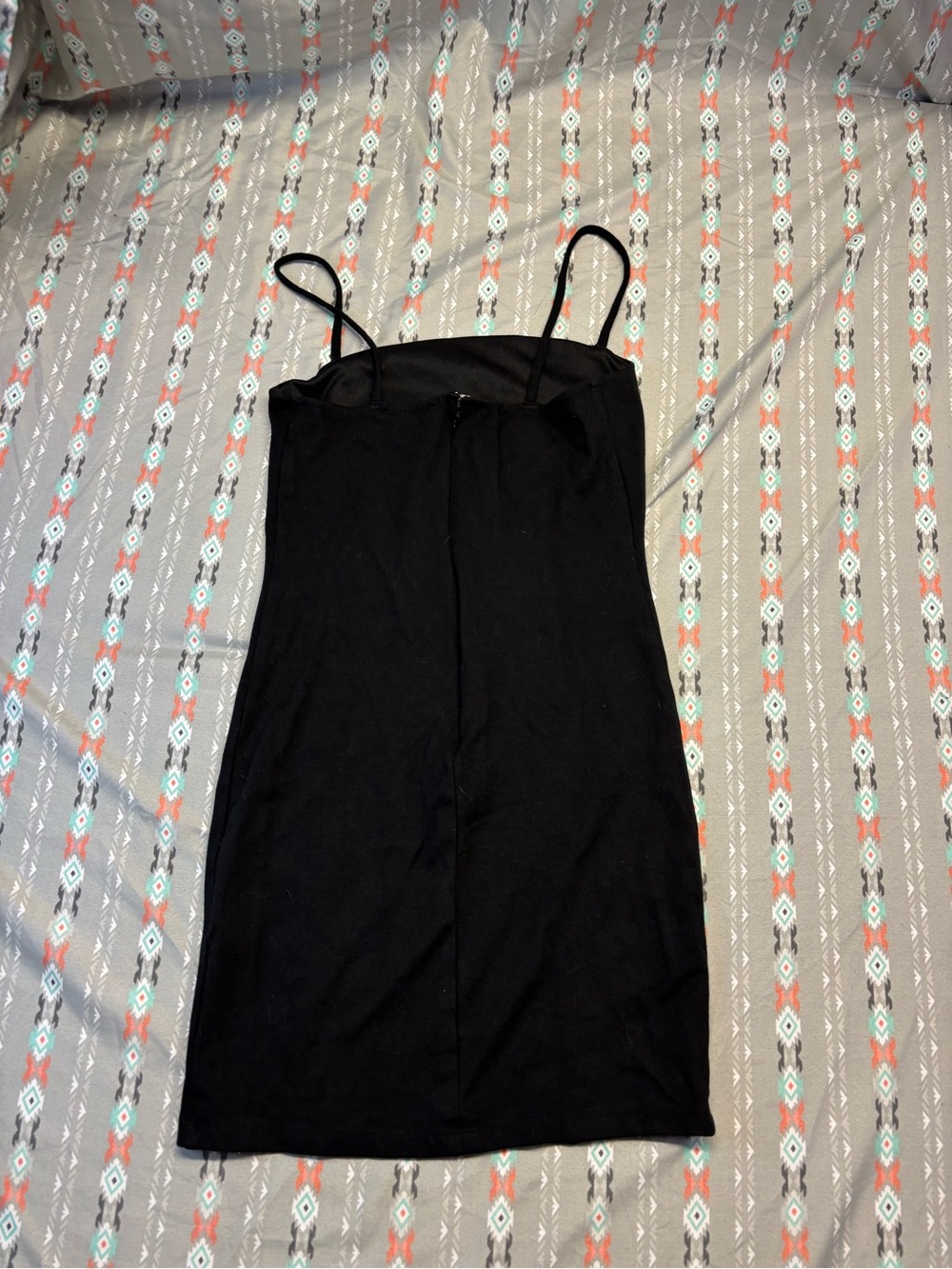 🍄Forever 21 Black Spaghetti Strap LBD - Picture 3 of 3